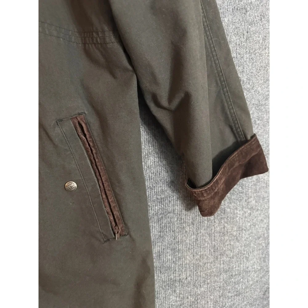 Vintage Long LL Bean Olive Jacket - Picture 11 of 16